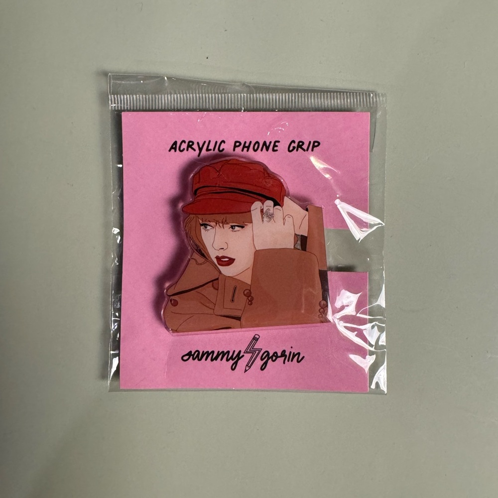Taylor Swift “Red (Taylor’s Version)” Acrylic Phone Grip